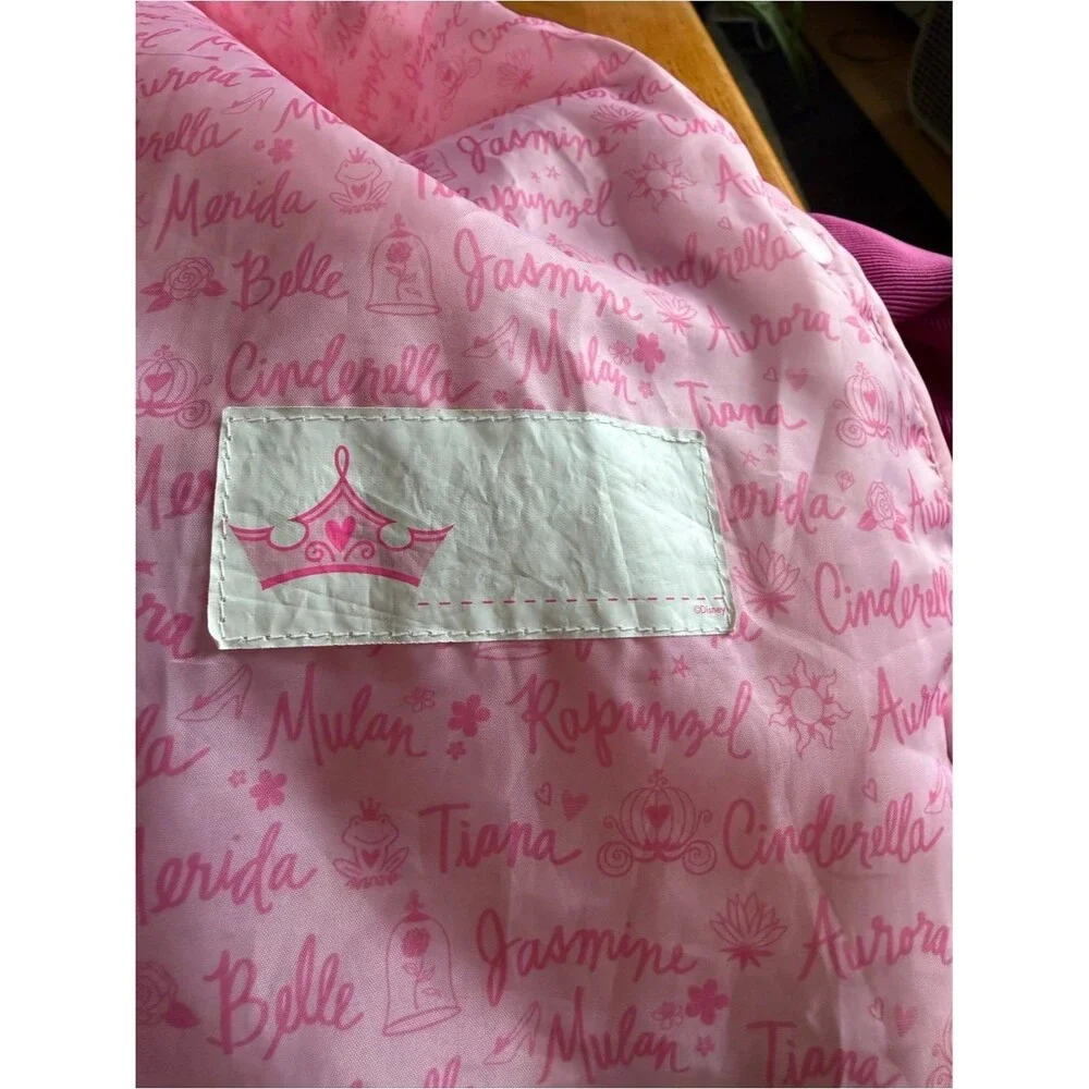 Disney Pink Princess Name-Print Fabric